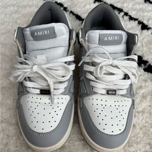 Men’s AMIRI Bones Grey And White